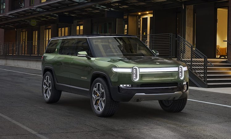 Exterior of the Rivian R1S.