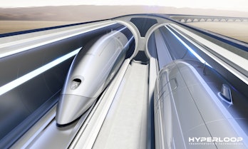 Hyperloop artist impression.