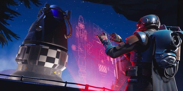 The 'Fortnite' Week 8 Blockbuster loading screen hints at impending disaster.