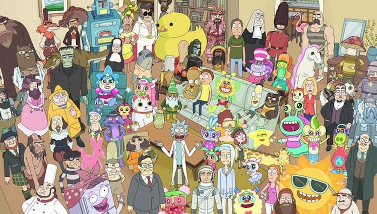That time 'Rick and Morty' became a page in a 'Where's Waldo?' book.