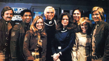 The cast in the OG 'Battlestar Galactica' in 1978