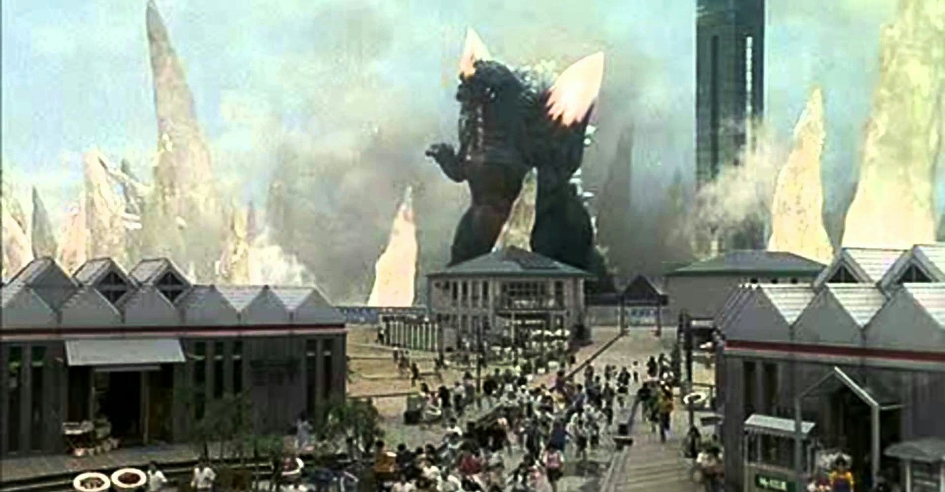 godzilla destroy the city