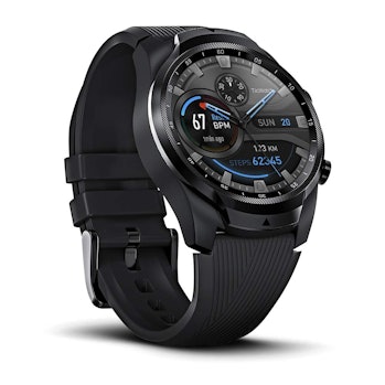 Ticwatch Pro 4G/LTE, Dual Display Smartwatch, Swim-Ready, Long Battery Life, Cellular Connectivity f...