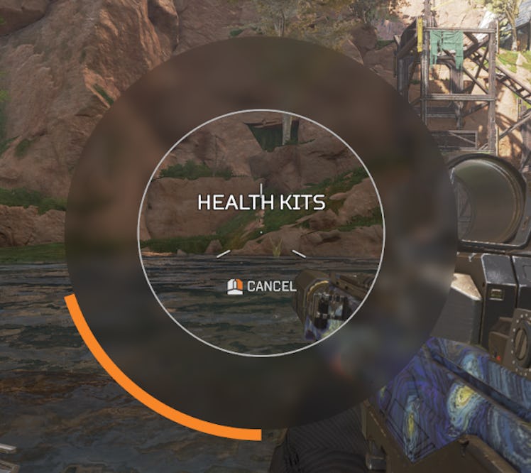 Apex Legends invisible consummables wheel