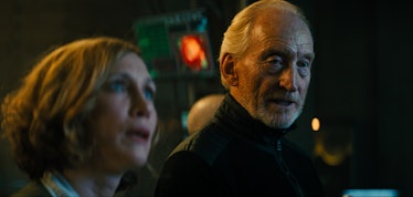 Charles Dance and Vera Farmiga in 'Godzilla: King of the Monsters'