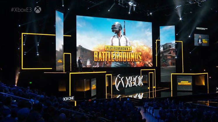 Xbox One X Microsoft E3 2017 PlayerUnknown's Battlegrounds 