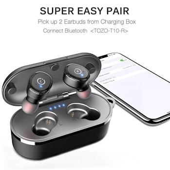 TOZO T10 TWS Bluetooth 5.0 Earbuds 【True Wireless Stereo】 Headphones IPX8 Waterproof in-Ear Wireless...
