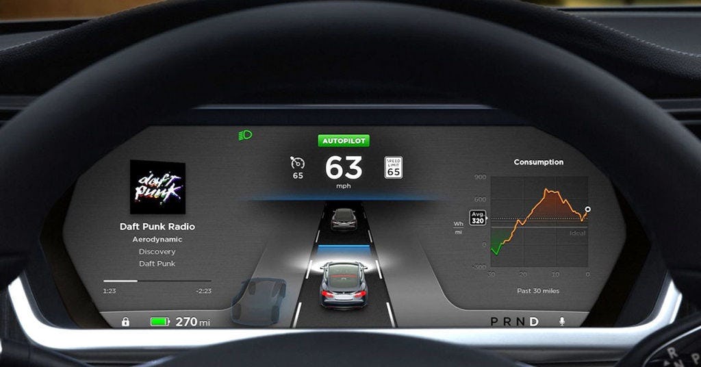 This Infographic Shows How Tesla Autopilot Sees The World