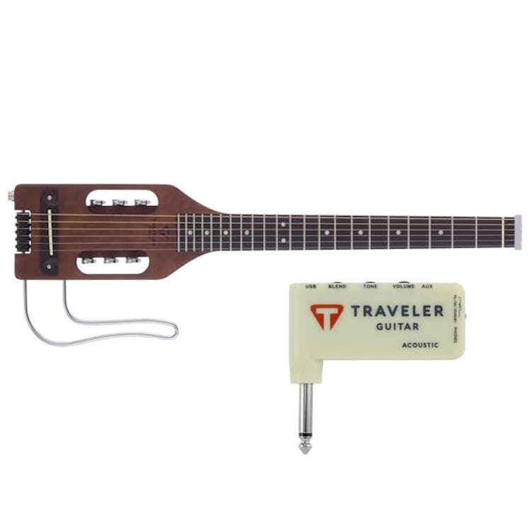 Traveler Guitar Ultra-Light Acoustic Travel Guitar + Headphone Amp