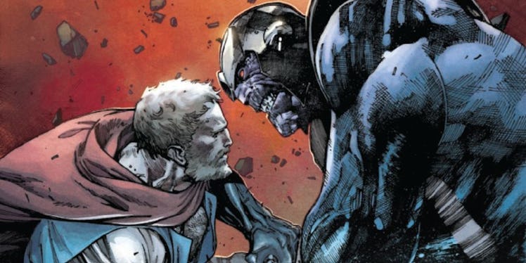 Thor fighting for a hammer in Marvel Comics