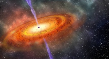The most distant black hole ever found.