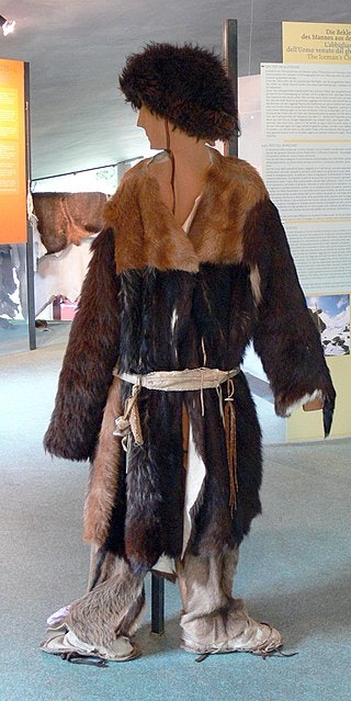 Reconstruction of the neolithic clothes worn by Ötzi
