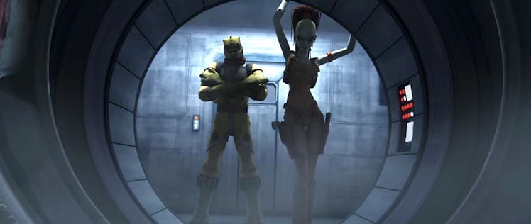 Bossk and Aurra Sing in 'The Clone Wars'