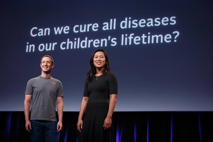 Mark Zuckerberg and Priscilla Chan