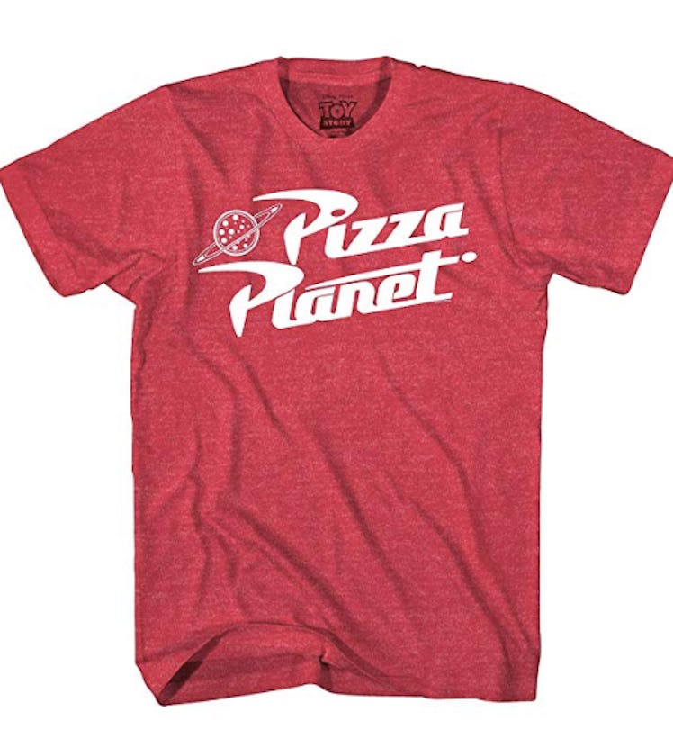 Toy Story Pizza Planet Delivery Adult Heather Red T-Shirt
