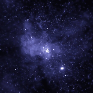 black holes milky way center nasa x-ray renderd image