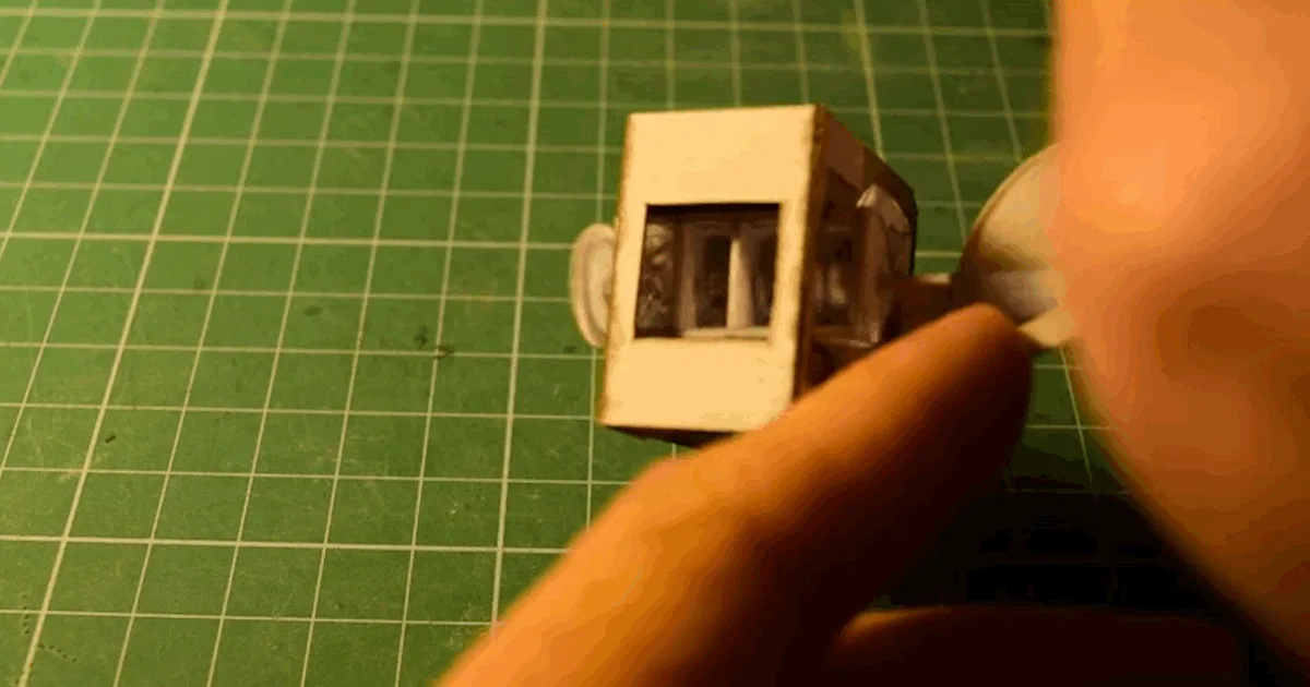 Origami Engine This V8 Engine Is Made of Paper and Uses Air as Fuel