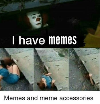 The 25 Best It Sewer Clown Memes