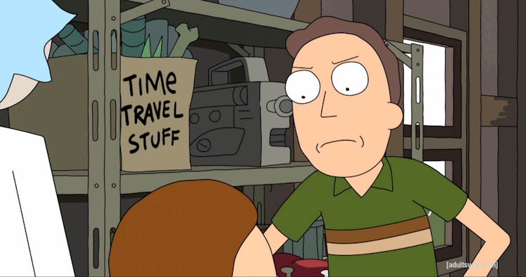 Rick's had that "Time Travel Stuff" since the beginning of 'Rick and Morty'.