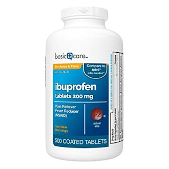 Basic Care Ibuprofen Tablets, 500 Count