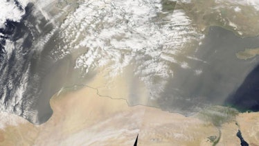 NASA Terra satellite image