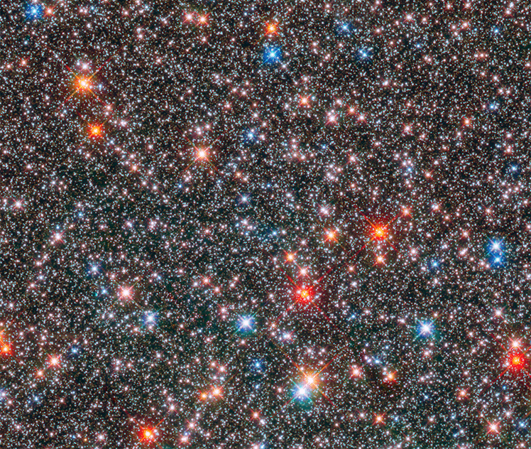 This Hubble Space Telescope image of a sparkling jewel box full of stars captures the heart of our M...