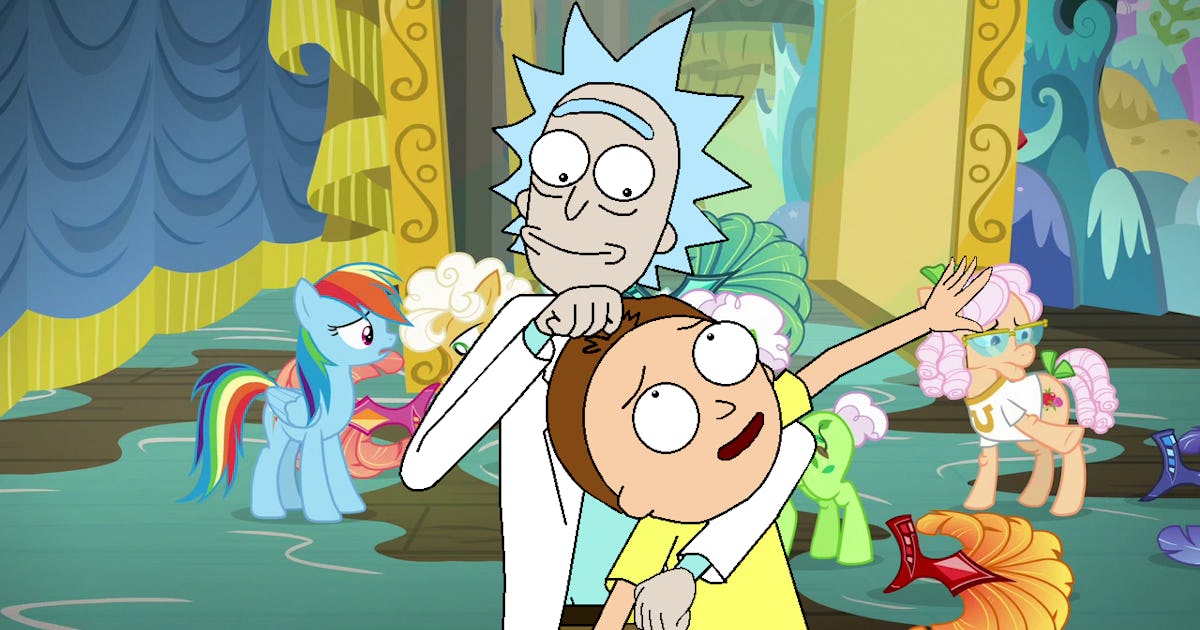 Rick and morty my online little pony