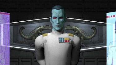 Grand Admiral Thrawn as he appears in 'Star Wars Rebels'.