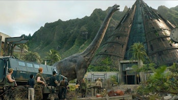 A Brontosaurus in 'Jurassic World: Fallen Kingdom'.