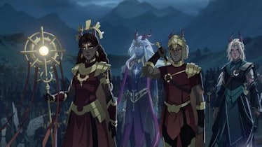 Elf warriors in 'The Dragon Prince'