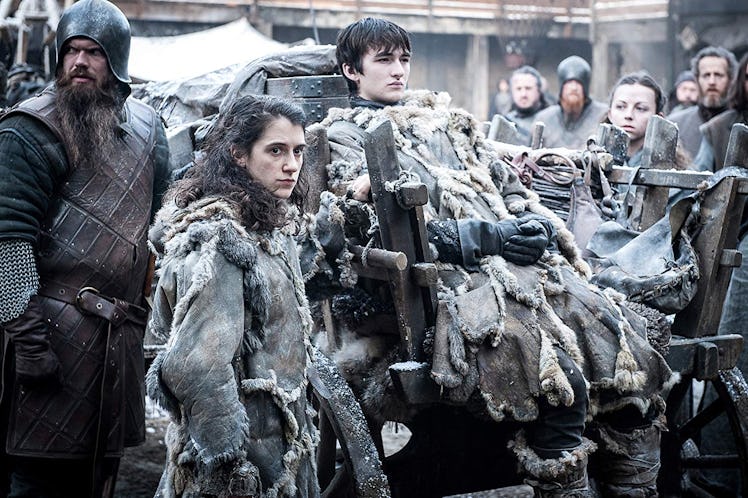 Ellie Kendrick and Isaac Hempstead Wright as Bran Stark on 'Game of Thrones'