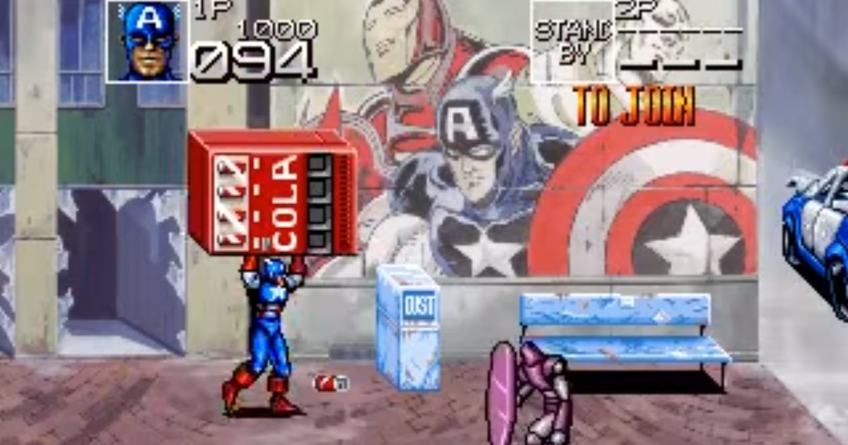 Revisiting the Captain America and the Avengers Arcade Game