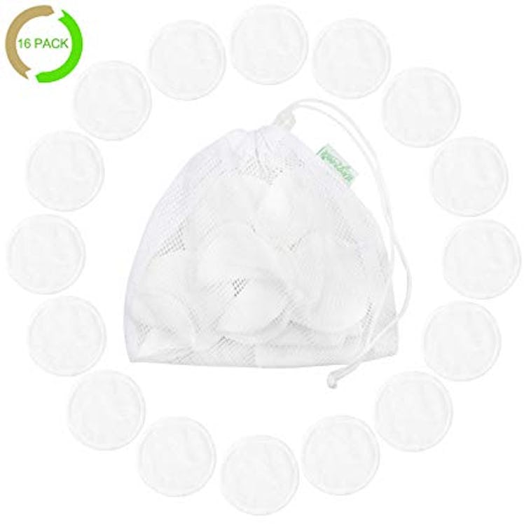 Reusable Bamboo Cotton Rounds - 16 Count