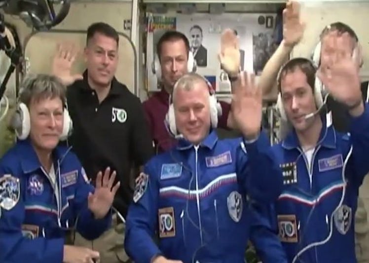 The ISS is now back to full staff.
