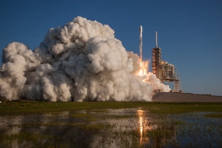 SpaceX's last SES launch aboard a used Falcon 9 rocket.