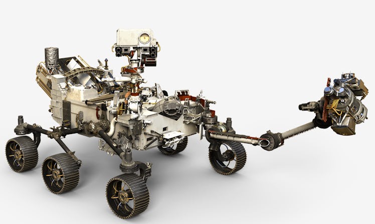 The Mars 2020 rover.