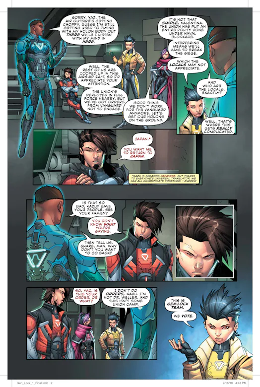 Genlock Comics DC's 'gen:LOCK' comic book series is
