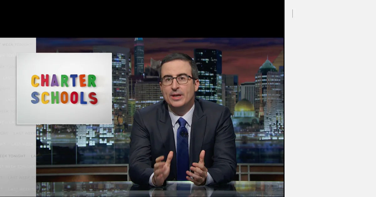 John Oliver Failing Charter Schools May Ruin Kids' Futures
