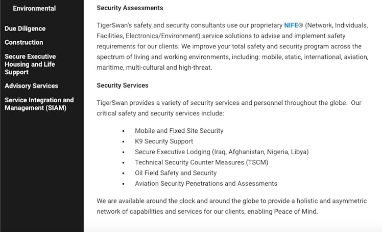 Who is TigerSwan, the Mysterious DAPL Security Firm