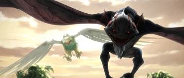 The Son and Daughter of Mortis in their creature forms during 'The Clones Wars.'