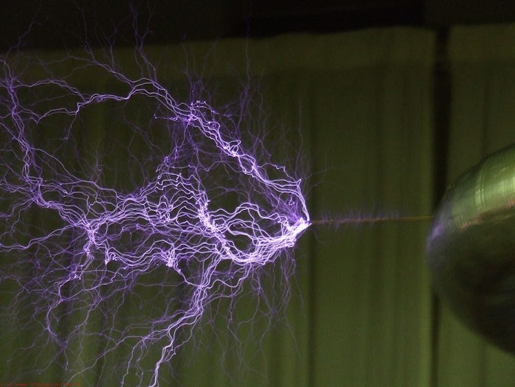 electrical discharge glow