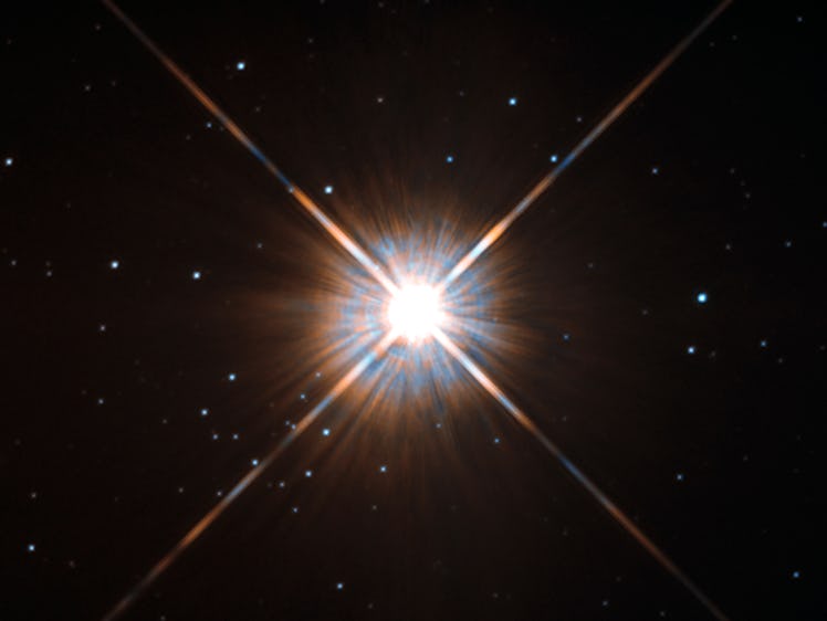 Proxima Centauri as seen by Hubble
