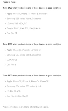 t-mobile trade-in deals