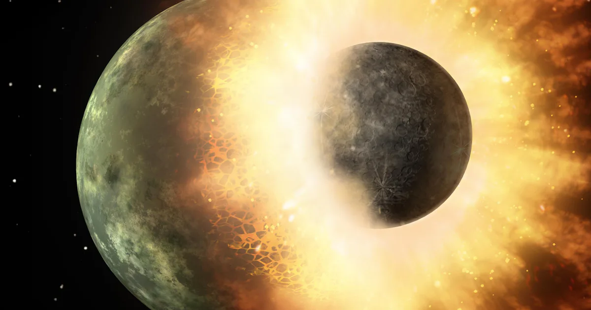 Colliding Protoplanets Doomed Protoplanets Collided With Early Earth