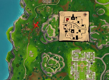 Treasure Map In Snobby Season 5 Fortnite Fortnite Snobby Shores Treasure Map Location Check Out Our Video Guide