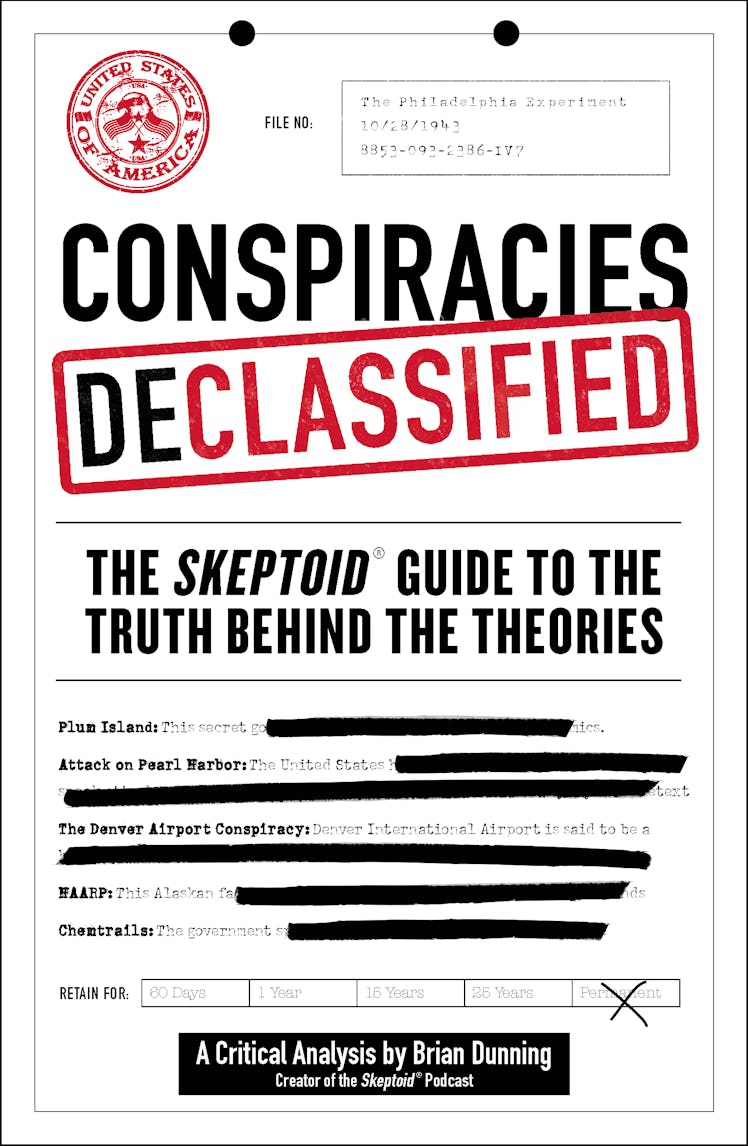The cover of 'Conspiracies Declassified'