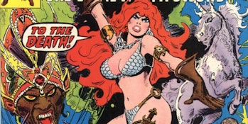Early Red Sonja from Marvel Comics.