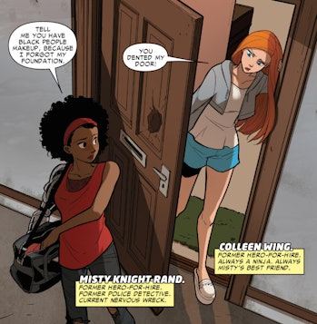Comic book besties Misty Knight and Colleen Wing
