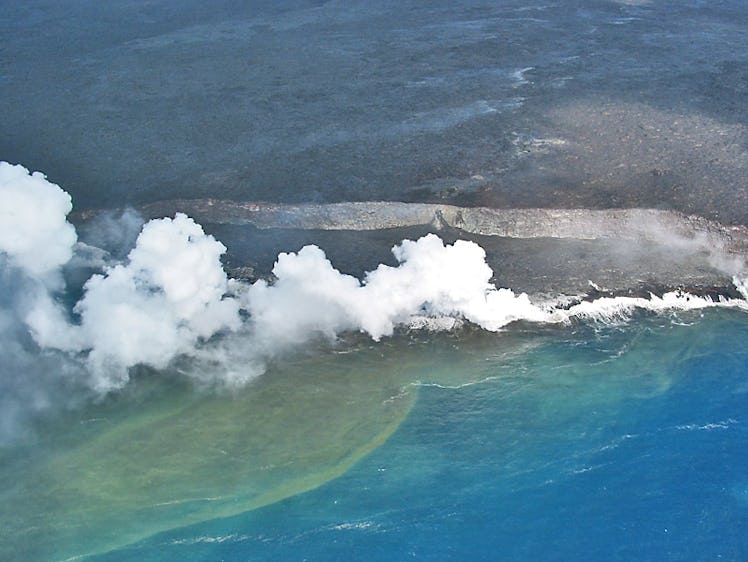 glass shards sediments kilauea hawaii