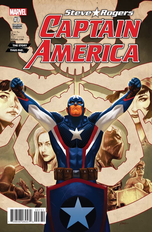 Variant Cover for Stever Rogers Captain America #7
